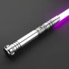 SaberX R2 Dueling Lightsaber  LED Illuminated, Duel-Ready Design, Aircraft Aluminum Hilt, Flash on Clash Blade, Ergonomic Grip, Sound Effects for Collector and Enthusiast - 72cm Baselit-Ash view 1
