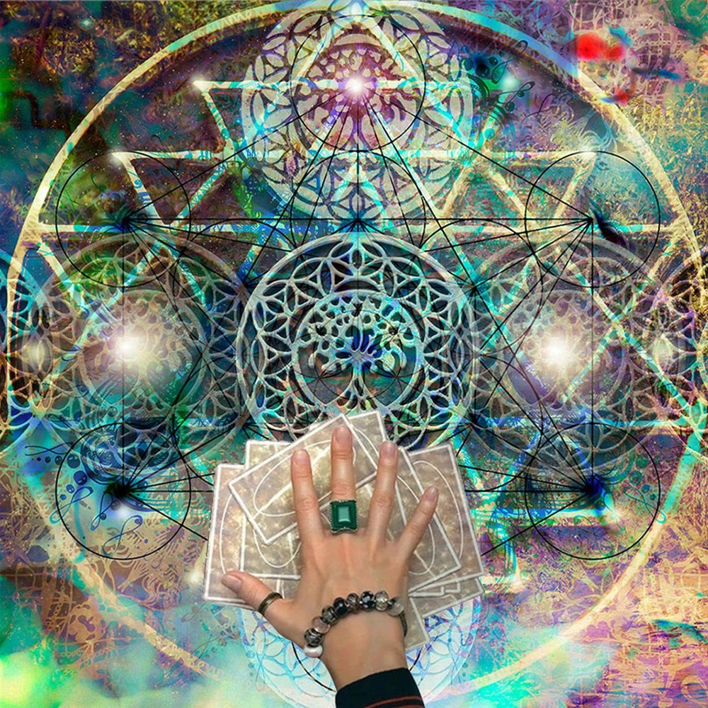 60x60cm Tarots Table Altar Cloth Metaphysical Board Game Mat Pendulum Divination Altar Tablecloth Board Game Cards Pad Divination Mat Tarot Reading Cloth Tarot Spread Cloth Divination Tablecloth Tarot