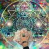 60x60cm Tarots Table Altar Cloth Metaphysical Board Game Mat Pendulum Divination Altar Tablecloth Board Game Cards Pad Divination Mat Tarot Reading Cloth Tarot Spread Cloth Divination Tablecloth Tarot view 1