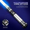 SaberX R2 Dueling Lightsaber  LED Illuminated, Duel-Ready Design, Aircraft Aluminum Hilt, Flash on Clash Blade, Ergonomic Grip, Sound Effects for Collector and Enthusiast - 82cm Xenopixel-Red view 2
