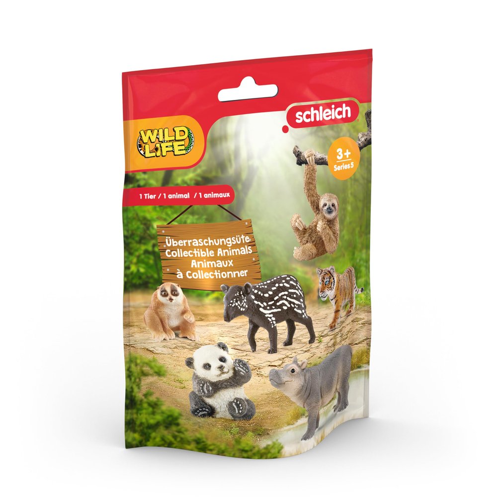 Schleich Wild Life Blind Bag - Contains 1 Surprise Wild Animal Toy