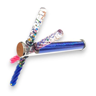 Star Magic KaleidoscopeX Dual Glitter Wand Kaleidsocope Two Glitter Teeny Wands Crossing Kaleidoscope (Blue)