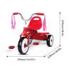 Toddler Tricycle, 3 Position Adjustable Seat Steel Children Trike Bike with Flip Top Storage Box, 130 Safety Limitation Handlebar Foldable Kids Tricycle Riding Toys (Red) view 2