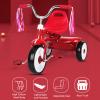 Toddler Tricycle, 3 Position Adjustable Seat Steel Children Trike Bike with Flip Top Storage Box, 130 Safety Limitation Handlebar Foldable Kids Tricycle Riding Toys (Red) view 3