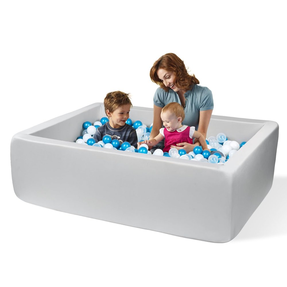 Foam Ball Pit for Toddlers - 47" x 35" Extra Thick Rectangular Baby Ball Pit, Extra Large Toddler Ball Pit with No Balls, Indoor Outdoor Soft Ball Pool Children Playpen, Ideal Gift for Kids