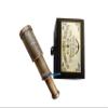 Antique Brass Designer Telescope Marine Handheld Spyglass Telescope Binoculars 6 Inch Vintage Style With Wood Box Best for Gift (JUHY) view 1