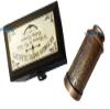 Antique Brass Designer Telescope Marine Handheld Spyglass Telescope Binoculars 6 Inch Vintage Style With Wood Box Best for Gift (JUHY) view 2
