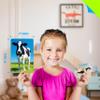 12 PCS Farm Animal Figurines with 12 Introducing Flashcards, Realistic Farm Animals Playset Montessori Toys Science Educational Matching Game for Homeschool Preschool Toddler Kids view 3