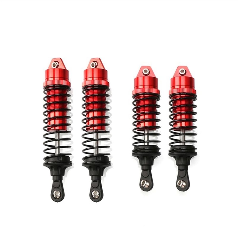 Upgrade parts Compatible With Traxxas 1/10 For Slash 4x4 Aluminium Alloy Shock Absorber Assembled Full Metal Big Bore Shocks Front & Rear RC Car Truck Acc(Color:2)