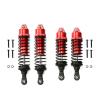 Upgrade parts Compatible With Traxxas 1/10 For Slash 4x4 Aluminium Alloy Shock Absorber Assembled Full Metal Big Bore Shocks Front & Rear RC Car Truck Acc(Color:2) view 2