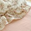 BuLuTu Muslin Cotton Toddler Pillowcases 14"x20", Shabby Chic Pink Floral Kids Pillow Cases Fit Toddler Pillow Sized 13"x18" Soft Children Pillow Covers for Girls Boys, Envelope Closure view 3