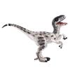 Yazoo Toys Dinosaur Toy Figure, Velociraptor with Posable Arms and Jaw, White, Highly Detailed view 1