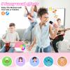 goopow Mini Karaoke Machine Speaker for Kids Adults, Portable Bluetooth Microphone Song Toys with LED Light, Best Chritmas Birthday Festival Gift for 3 4 5 6 7 8+ Year Old Girls Boys (Pink-2MIC) view 4