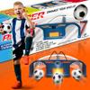 Soccer Trainer, Kids Soccer Exercises Training Set | Improve Agility First Touch Ball Control & Foot-Eye Coordination Hand-Eye view 1