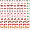 96 Pcs Christmas Headbands, Christmas Costume Headband, Santa Christmas Tree Snowman Colorful Stars Reindeer Antler Headwears for Christmas Hair Accessories, Photos Booth, Christmas Party Supplies view 1