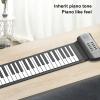 61 Keys Roll Up Piano Educational Toy, Recording Playback, Environmental Silicone Keyboard, Best Gift to Children, Portable and Easy to Carry view 3