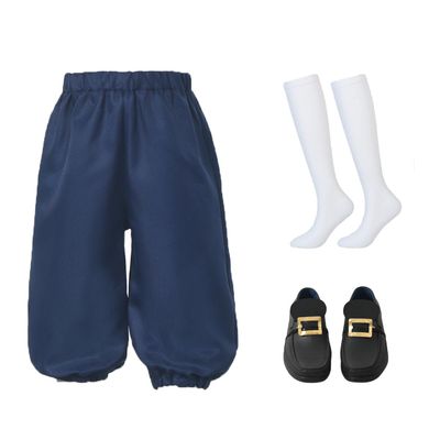ANDHOM Boys Colonial Costume Set Knicker Pants Shoe Buckles White Socks Accessories for Colonial Style Boys Knicker Pants
