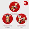 Bigjigs Toys Ride On Cow - My First Toddler Balance Bike, Wooden Baby Trike, Children's Animal Vehicles, Develops Gross Motor Skills, Gifts for Toddlers, Age 18 Months Old + view 4