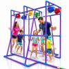 PUDDLE SPLASHERS Outdoor Water Play for Kids, Backyard Waterpark Sprinkler Summer Toy, Fun Outside Play Structure for Kids with Sprinkler, Water Buckets and Splash Wheels, Family Backyard Waterpark view 1