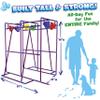 PUDDLE SPLASHERS Outdoor Water Play for Kids, Backyard Waterpark Sprinkler Summer Toy, Fun Outside Play Structure for Kids with Sprinkler, Water Buckets and Splash Wheels, Family Backyard Waterpark view 2