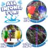 PUDDLE SPLASHERS Outdoor Water Play for Kids, Backyard Waterpark Sprinkler Summer Toy, Fun Outside Play Structure for Kids with Sprinkler, Water Buckets and Splash Wheels, Family Backyard Waterpark view 4