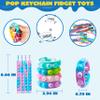 JOYIN Pop Fidget Toys pops Bulk 100 Pack Party Favors for Kids 4-8,8-12 Year, Fidget Bracelets Sensory Toys for Birthday Carnival Valentine Prizes Gifts Goodie Bags Stuffers for Kids view 2
