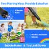 Bubble Leaf Blower for Toddlers - Upgrade Pink Kids Bubble Machine with Gardening Tool Set, 2 in 1 with Extra Bubble Blower Kit Outdoor Play Toys, Birthday Party Gifts for Boys Girls Age 3 4 5+ Years view 2