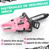 Toy Choi's Kids Toy Chainsaw - Pretend Play Construction Tool Electric Chainsaw Toy for Kids , Toy Tool Set Outdoor Gardening Play, Pink Toys for Girls 3-5 + view 3