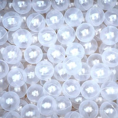 MoonxHome Ball Pit Balls 500pcs for Toddlers, Plastic Toy Balls for Ball Pit, BPA Free Crush Proof, Kid's Pool Water Toys, Macaron Ocean Balls for Play Tent 2.15" Transparent