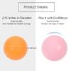 MoonxHome Ball Pit Balls 500pcs for Toddlers, Plastic Toy Balls for Ball Pit, BPA Free Crush Proof, Kid's Pool Water Toys, Macaron Ocean Balls for Play Tent 2.15" Transparent view 4