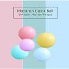 MoonxHome Ball Pit Balls 500pcs for Toddlers, Plastic Toy Balls for Ball Pit, BPA Free Crush Proof, Kid's Pool Water Toys, Macaron Ocean Balls for Play Tent 2.15" White Blue Light-Blue view 3