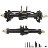 cvking RC Vehicle Axles Compatible with TRX4M 1/18 RC Car Front Rear Axle Set Upgrade Parts Complete Aluminum Alloy Front and Rear Axle with Gear(Color:1) view 2