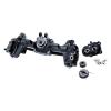cvking RC Vehicle Axles Compatible with FMS FCX24 Complete Metal Front and Rear Portal Axle with Gear 1/24 RC Car Upgrades Parts Accessories RC Car Axles Set view 4