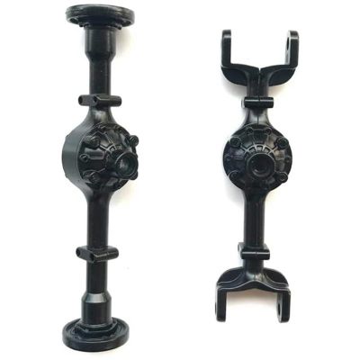 cvking RC Vehicle Axles Compatible with WPL for C14 C24 C34 C44 Metal Axle Housing Set Front and Rear Axle Housing Set 1/16 RC Car Upgrade Parts Accessories