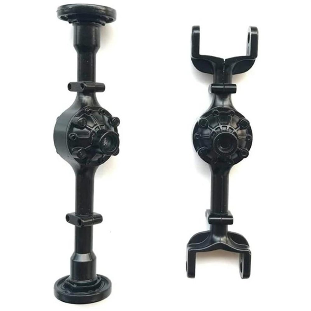 cvking RC Vehicle Axles Compatible with WPL for C14 C24 C34 C44 Metal Axle Housing Set Front and Rear Axle Housing Set 1/16 RC Car Upgrade Parts Accessories