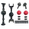 cvking RC Vehicle Axles Compatible with WPL for C14 C24 C34 C44 Metal Axle Housing Set Front and Rear Axle Housing Set 1/16 RC Car Upgrade Parts Accessories view 2