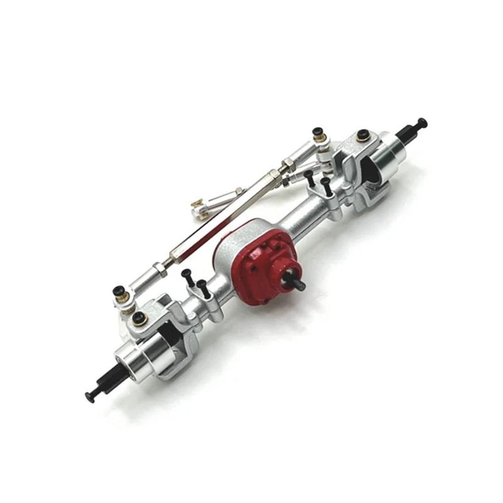 cvking RC Vehicle Axles Compatible with MN MN82 LC79 MN78 1/12 RC Car Parts Metal Upgrade, Front and Rear Axle Assemblies RC Car Upgrade Parts Accessories(Color:2,Size:Front Axle)