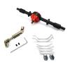 cvking RC Vehicle Axles Compatible with WPL for D12 B16 B36 B14 B24 Metal Rear Bridge Axle with Shock Absorber for Leaf Springs Suspension RC Car Parts view 2
