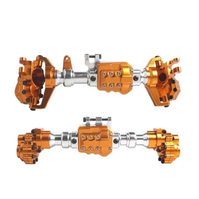 cvking RC Vehicle Axles Compatible with Trxs for TRX-4 for Defender for Bronco G500 Metal Upgrade Parts Portal Axle Housing for 1/10 RC Crawler Upgrade Parts(Color:3)