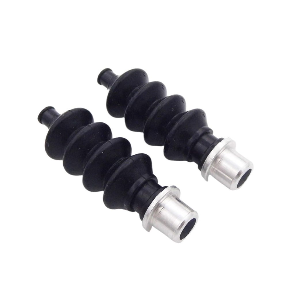 2PCS Waterproof Rubber Bellow Radio Box 1mm-3mm Tie Rod Sleeve 35mm for RC Boat Yacht Catamaran Mono Marine Jet Boat(Bellow and Fitting)
