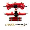 cvking RC Vehicle Axles Compatible with ECX for Barrage 1/24 RC Car Front Rear Axle Aluminum Alloy Protector Rc Front Rear Axle Upgrade Parts Accessories(Color:2) view 2