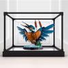 HAIWENFEIQI Acrylic Display Case for Lego10331 Kingfisher Building BlocksBox Compatible LegoModelGiftStorage Display (Model not Included) (Boutique White Base) view 2