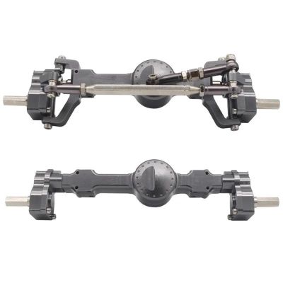 cvking RC Vehicle Axles Compatible with MN for D90 D91 D96 MN98 MN45 MN99S RC Car Axles CNC Metal Front and Rear Portal Axle Set 1/12 RC Car Upgrade Parts(Color:2,Size:1Set)