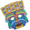 Baker Ross FN021 Aztec Coloring Masks - 8 Pack Educational Arts and Crafts Kits Learning Supplies view 3