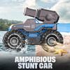 BEZGAR 1:16 Monster Truck Toys Remote Control Car Amphibious RC Cars Pickup Boat with Shooting Water Gun - 4WD Waterproof All-terrian Off-Road Vehicles Gifts for Kids Boys Age 6-12 view 4