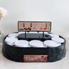 QANYEGN Swing Tray Turntable, Rotating Sushi Machine, Automatic Rotating Table Display Stand for Sushi Dessert Cupcake Macarons (Sushi Driver) view 4