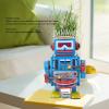 POENVFPO Clockwork Robot Toy Drumming Vintage for Collection, Tin Robot view 3