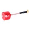 Akozon 5.8Ghz 3dBi LHCP High Gain Antenna for FPV Racing Drone RC Parts - Gain Accessory - Suitable for All 5.8G Drone Transmitter Receivers - Red (MMCX view 3