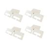100 Pcs White Hair Clip Display Cards Hair Bow Hairpin Packing Cards Hair Accessories Holder Paper Cardboard for Hair Claw Clips Barrettes Clips Beauty and Personal Care Decorations view 1