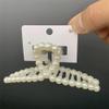 100 Pcs White Hair Clip Display Cards Hair Bow Hairpin Packing Cards Hair Accessories Holder Paper Cardboard for Hair Claw Clips Barrettes Clips Beauty and Personal Care Decorations view 2